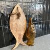 Houten borrelplank vis - Afbeelding 3