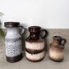 Vintage Vaas West Germany 23cm - Afbeelding 4