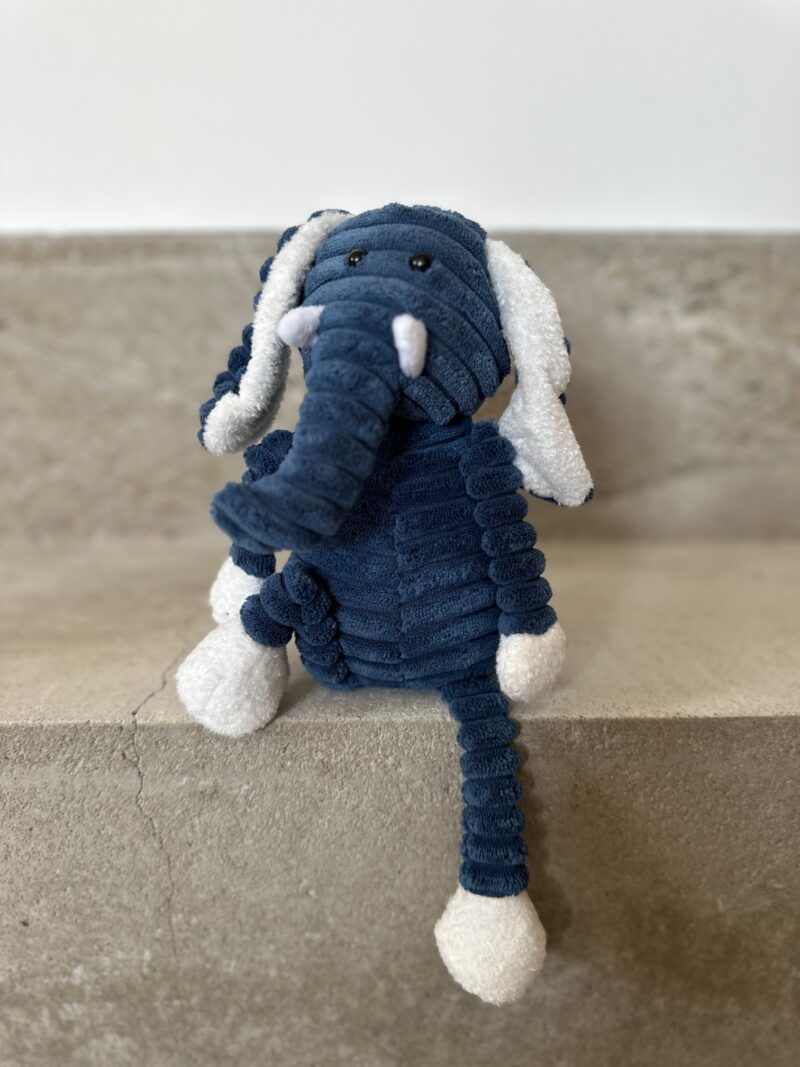 Blauwe Zachte Knuffel Olifant