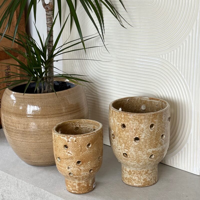 Waxinelichthouder Keramiek Artist Beige House Doctor