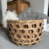 Set van 3 Gevlochten Bamboe Mand
