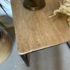Bijzettafel Travertin Marmer Metaal
