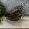 Vintage Schaaltje Rookglas met Oor