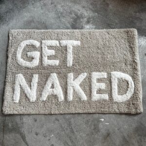 Badmat Get Naked 80x50cm Katoen