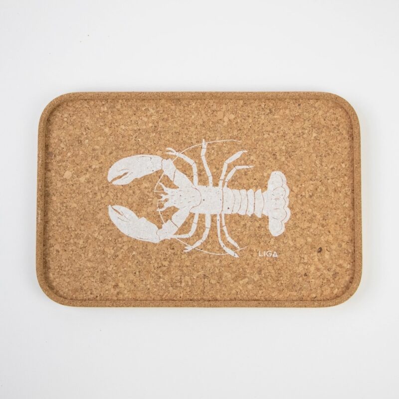 Dienblad Wandbord Kurk Lobster Kreeft