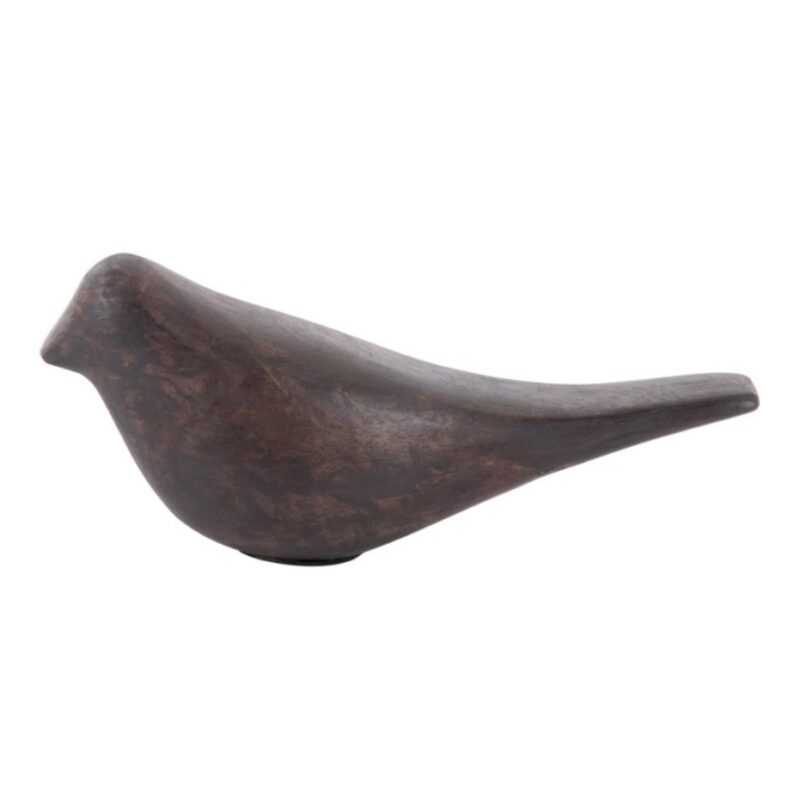 Houten Vogel Walnoot 21cm