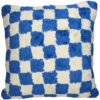 Kussen Grieks Blauw Geblokt 50x50