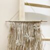 Wandhanger Raffia Bloem 40x80cm