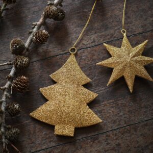 Gouden Kerstboom Hanger