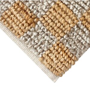 Vloerkleedje Jute Off White Badmat 60x90cm