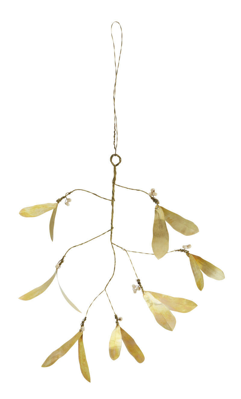 Gouden Mistletoe Hanger 20x36cm