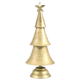 Metalen Gouden Kerstboom 29cm