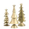 Metalen Gouden Kerstboom 29cm