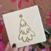 wandtegeltje Kerstboom 10 x 10cm