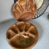 Vintage Fonduebord Teakhout