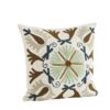 Kussenhoes geborduurd Green 45x45cm