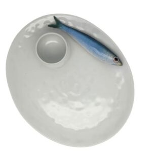 1327 Borrelbord Sardine met Dipbakje 28x24cm