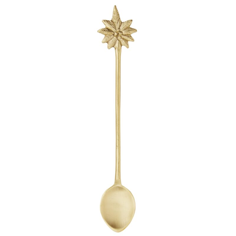 Gouden Lepel met Palmboom 18cm