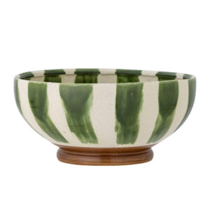 Shakti Bowl Groen Steengoed 26cm