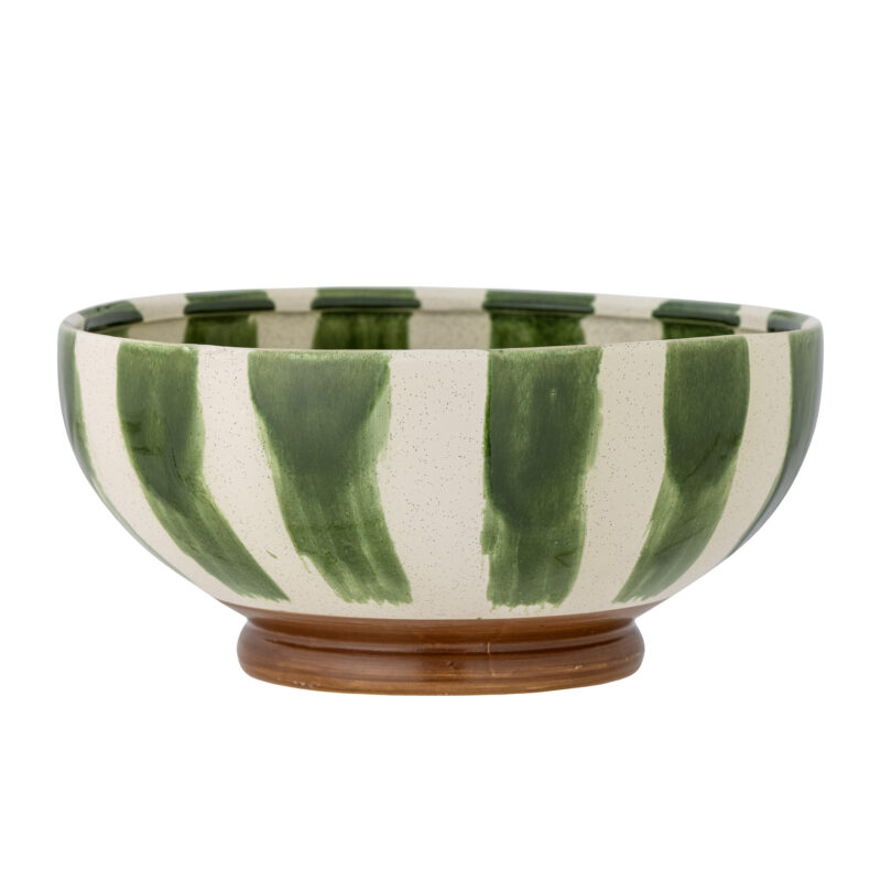 Shakti Bowl Groen Steengoed 26cm