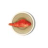 1288 Rond Visbord Scorfano zand kleur lichte rand 15cm