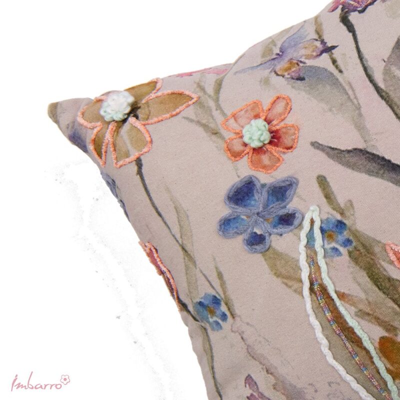 Gebloemd Kussen Evaline 40x60cm