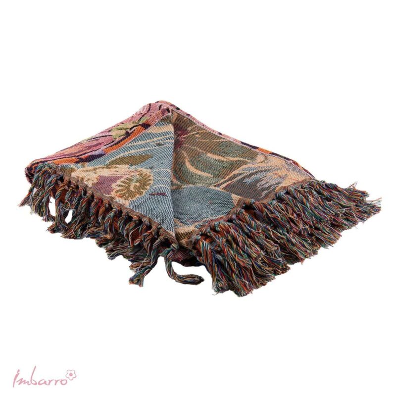 Gebloemd Plaid Peony 130x170cm