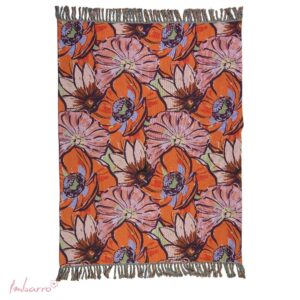 Gebloemd Plaid Peony 130x170cm