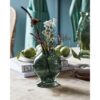 Glazen Vaas Vis Gerookt Glas 17cm