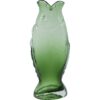 Glazen Vaas Vis Gerookt Glas 27cm