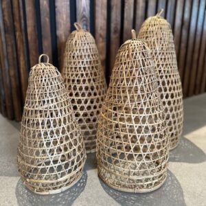 Bamboe Hanglamp Bali 4 maten