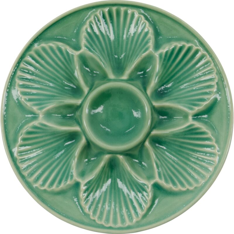 Serveerschaal Oesterbord Groen 25cm