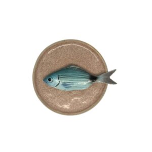 1363 Rond Visbord Occhiata Piccolo licht roze bordje 12cm