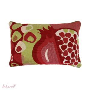 Groen Rood Kussen Melograni 40x60cm