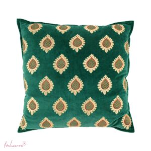 Groen Velvet Kussen Liva 50x50cm