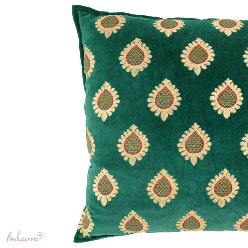Groen Velvet Kussen Liva 50x50cm