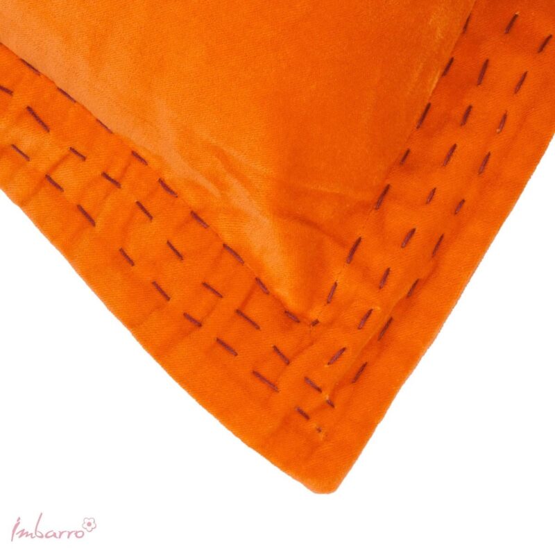 Oranje Velvet Kussen Femm 50x50cm