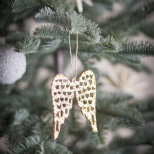Gouden Engelenvleugels Hanger 10cm