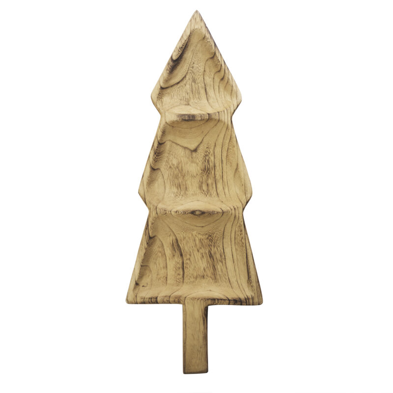 Houten Kerstboom Plank 62cm