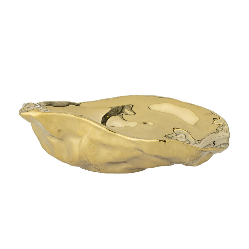 Oesterschaaltje Goud Keramiek 12,5cm