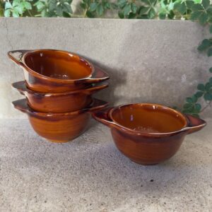 Setje van 4 Vintage Soepkommen