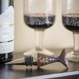 Vissenstaart Wijnstopper Kurk 13,5cm