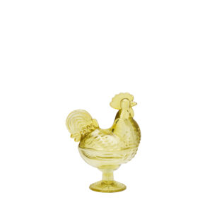 Glazen Kip Paaseitjes Schaal 22cm