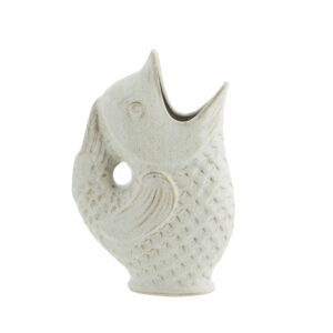 Witte Vaas Vis Madam Stoltz